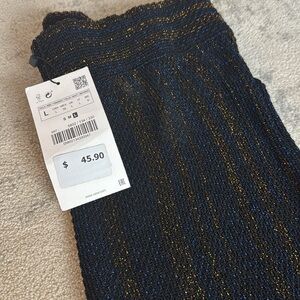 Elegant Black and Gold Women's Pants